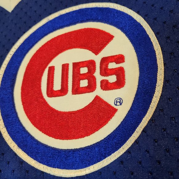 VINTAGE 90'S Chicago Cubs Patch Jersey - Picture 2 of 3